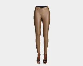 9.1 Vegan leather 100% Stretch legging zipper pants - The Madison Avenue