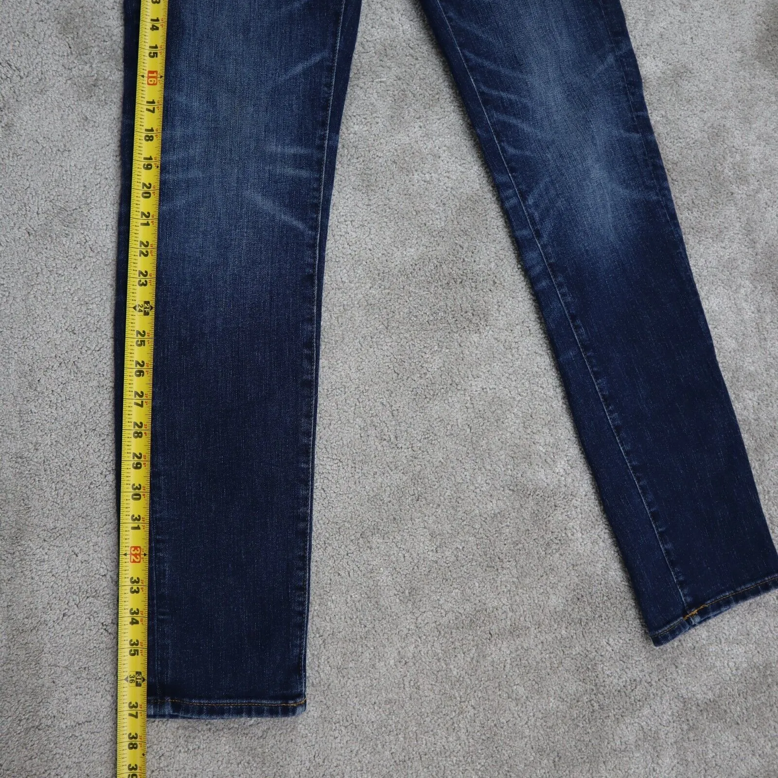 American Eagle Outfitters Womens Slim Skinny Jeans Mid Rise Blue Size W28XL32