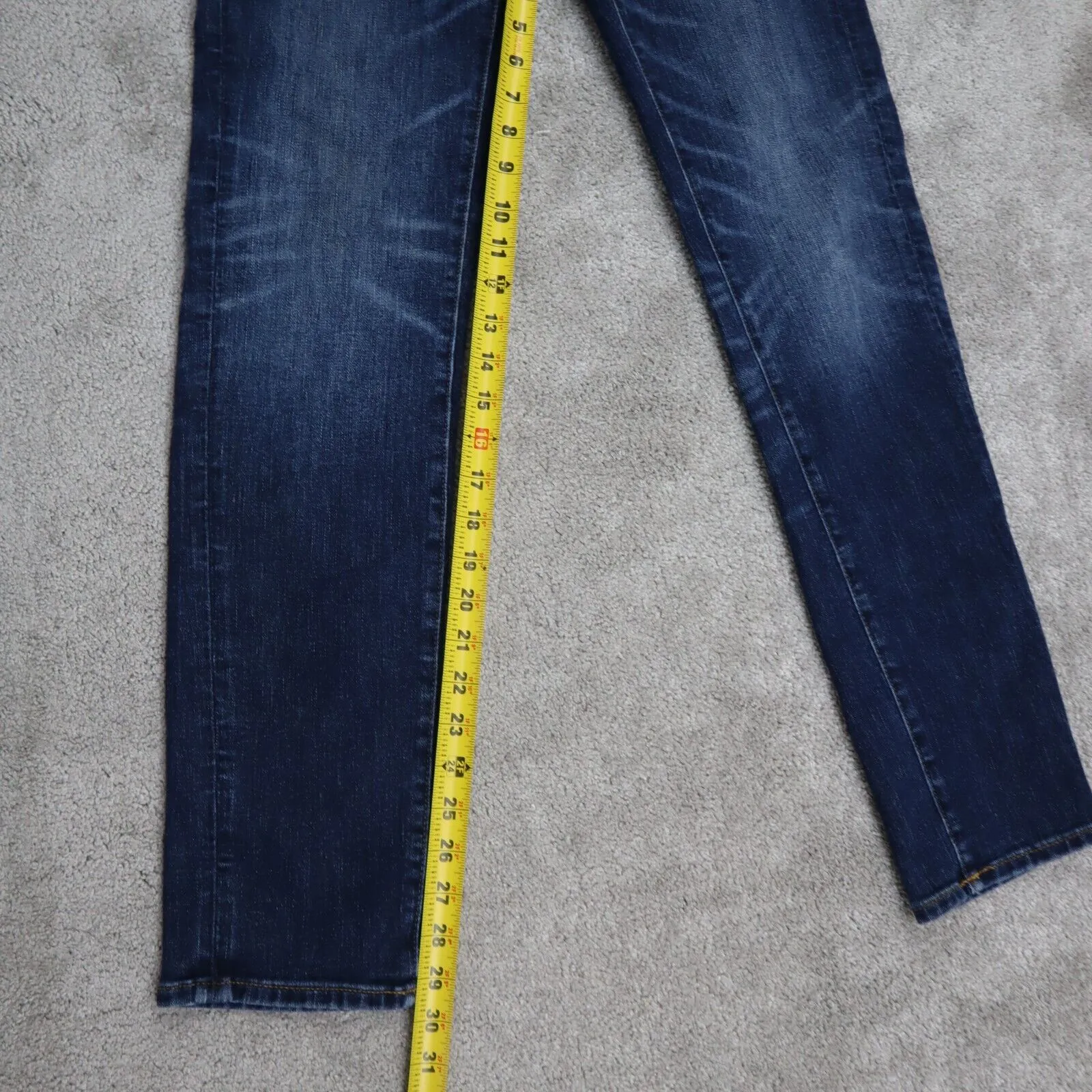 American Eagle Outfitters Womens Slim Skinny Jeans Mid Rise Blue Size W28XL32