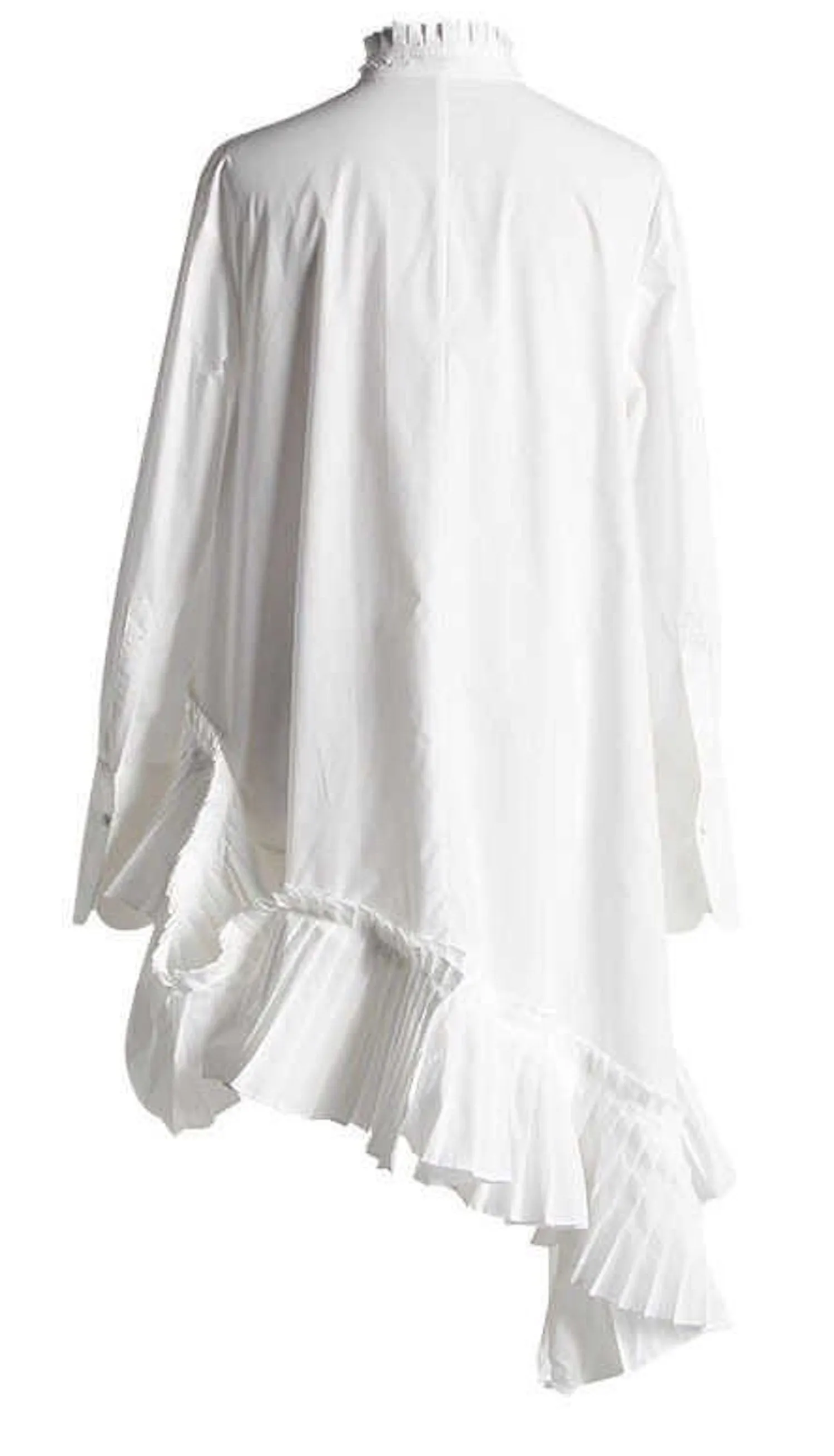 Asymmetrical White Shirt