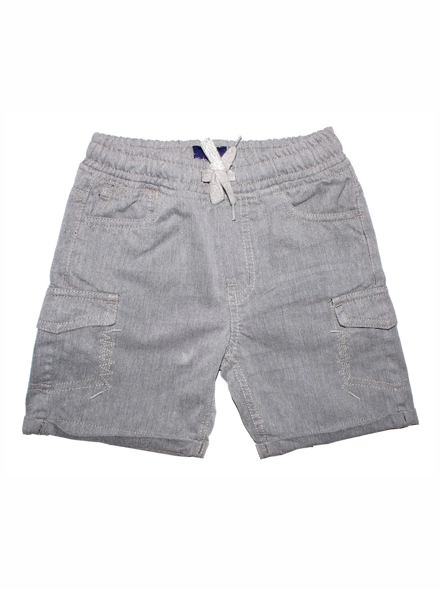 Boys Denim Cargo Shorts with roll up hem