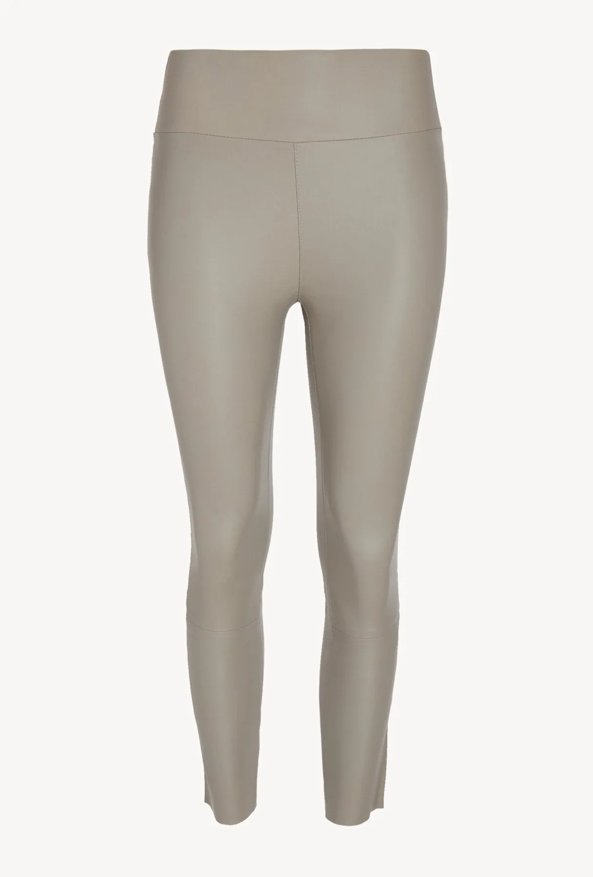 Capri Leather Legging - Stone