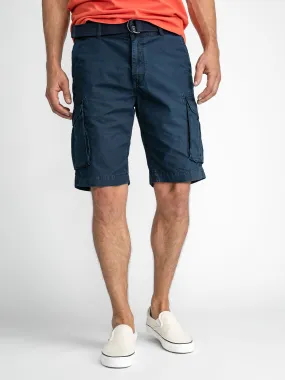 Cargo shorts with belt