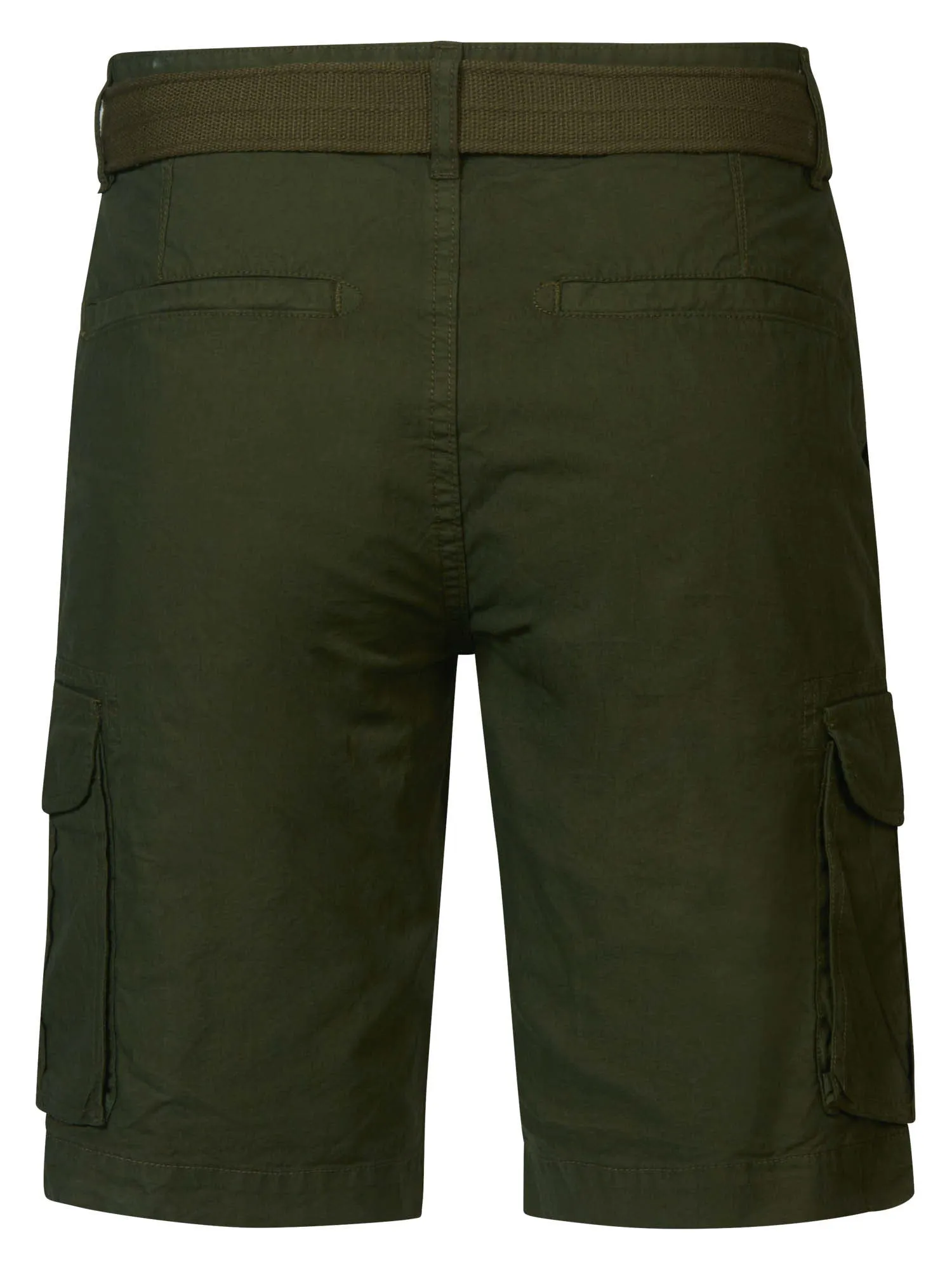 Cargo shorts with belt