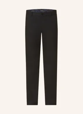 Chino trousers ALBERTO LOU Regular Fit, black