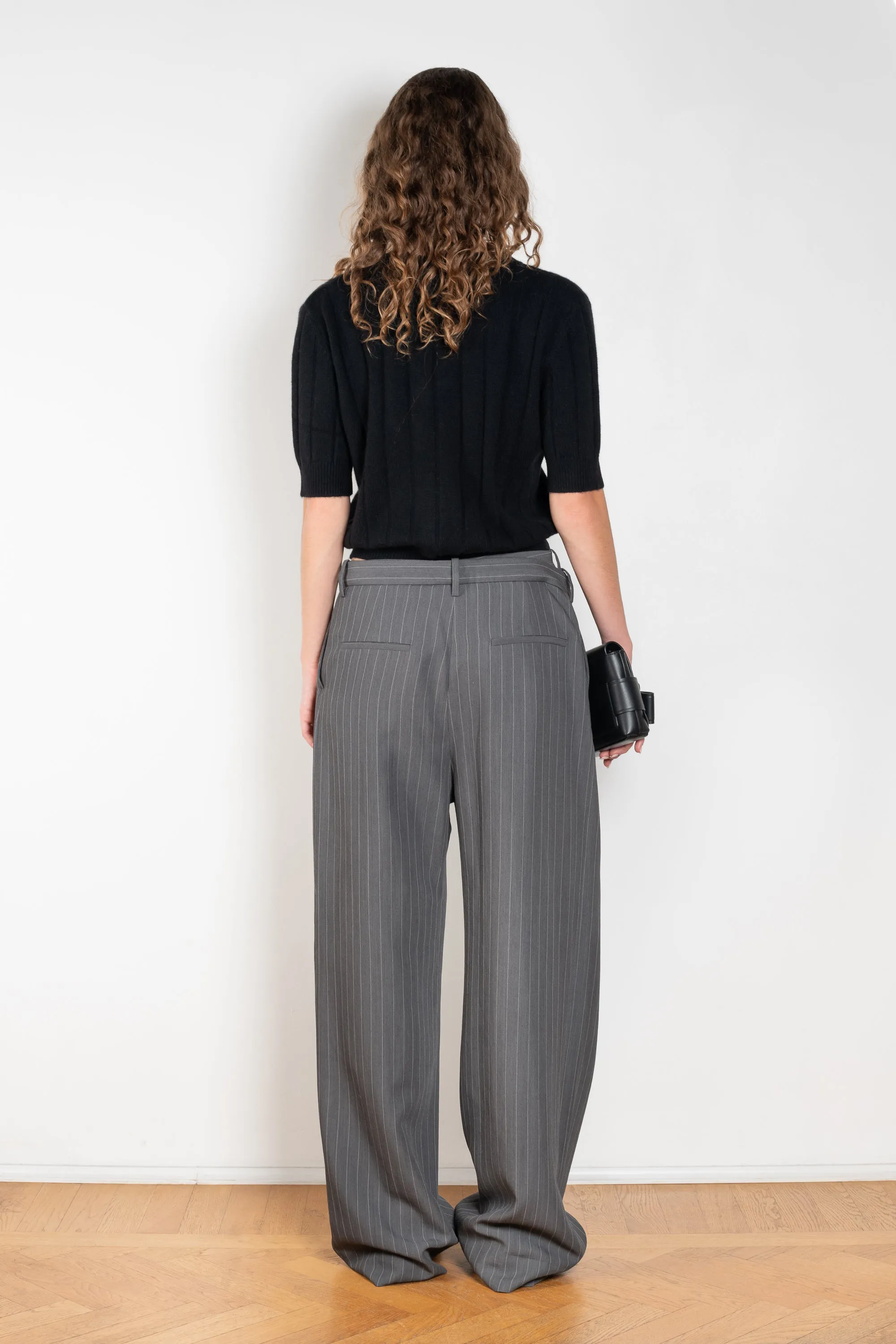 Deconstructed Pinstripe Trouser