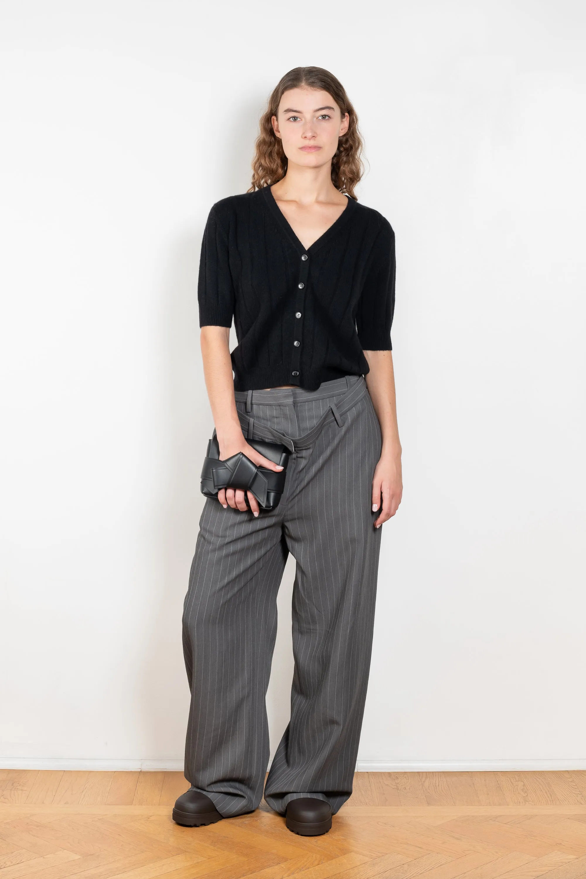 Deconstructed Pinstripe Trouser