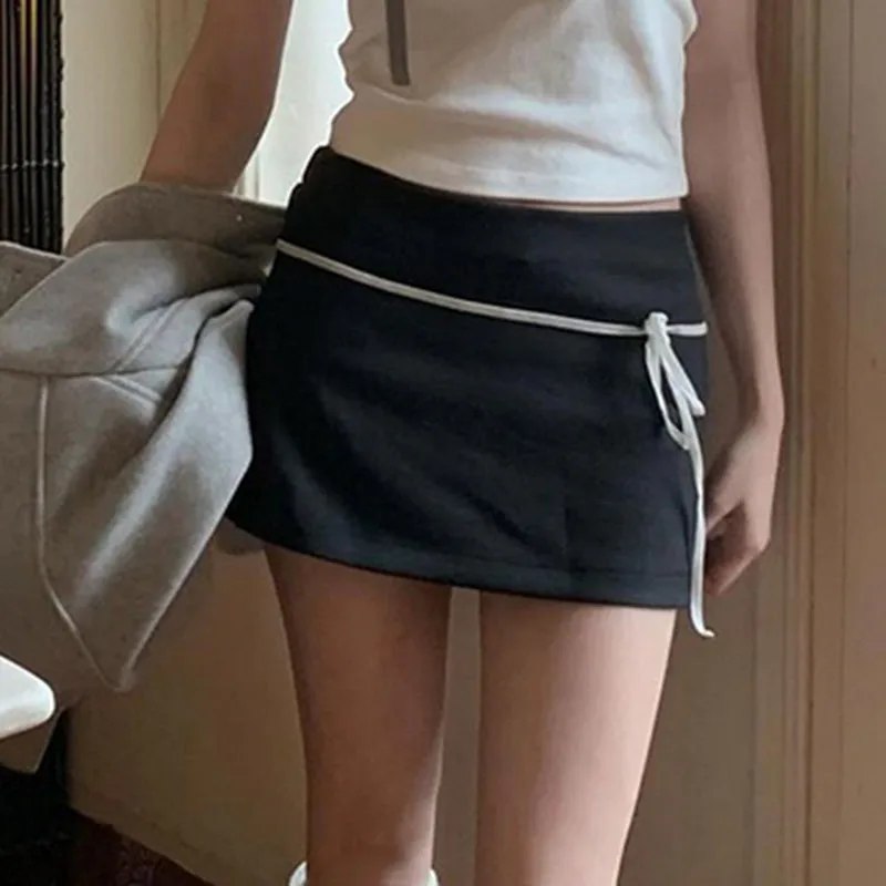 Demya Bow Tie Mini Skirt