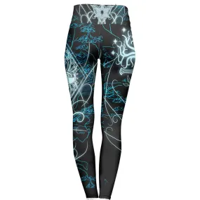 Elven High Waisted Leggings - Fantasy Edition