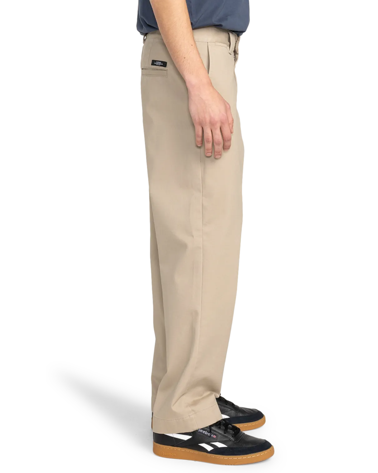 Howland Work Chino Trousers in Aluminium