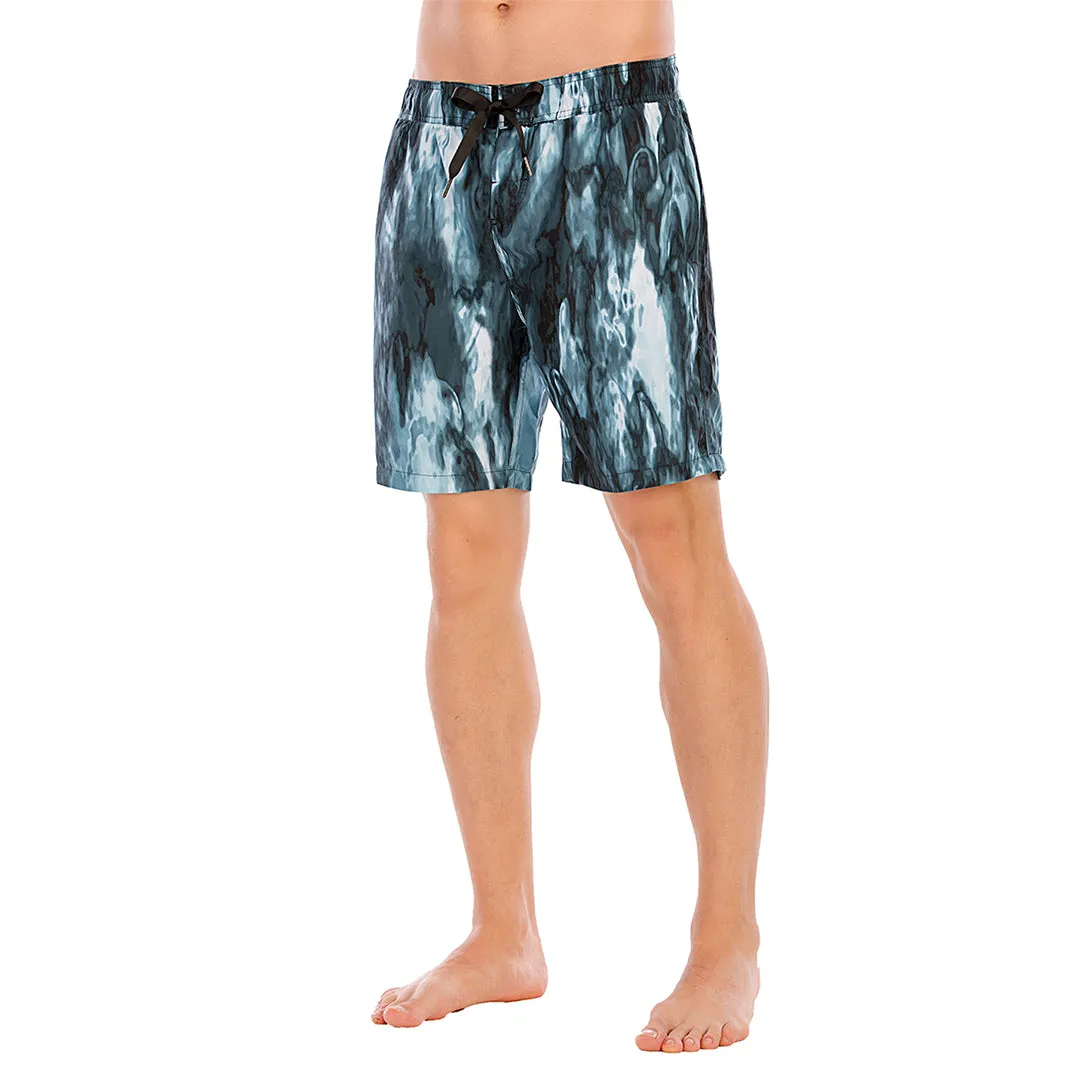 HUGE SPORTS Graphic UPF50  Mens Beach Board Shorts - Ink