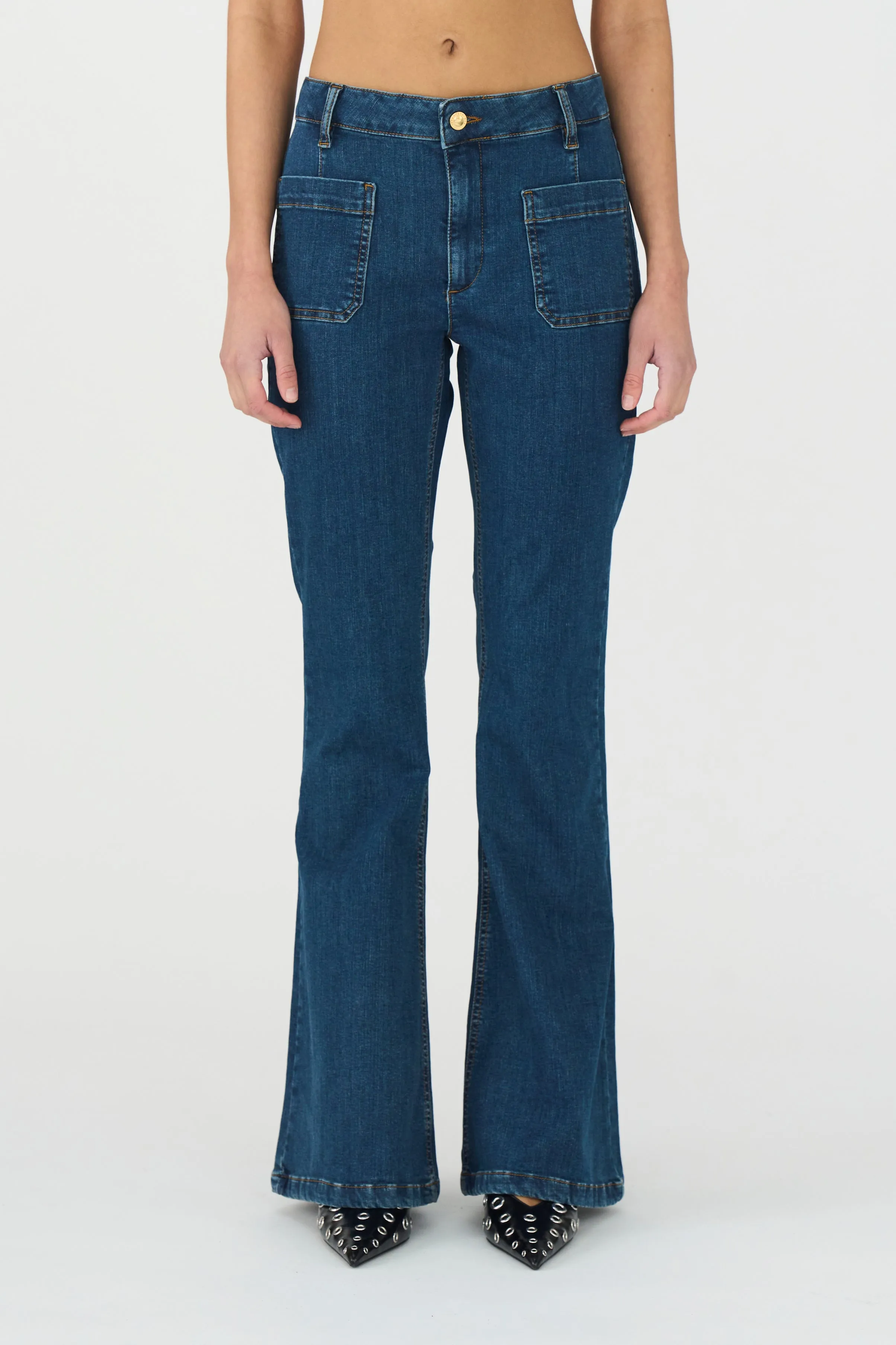 IVY-Ann Charlotte Jeans Wash Middark Nottingham