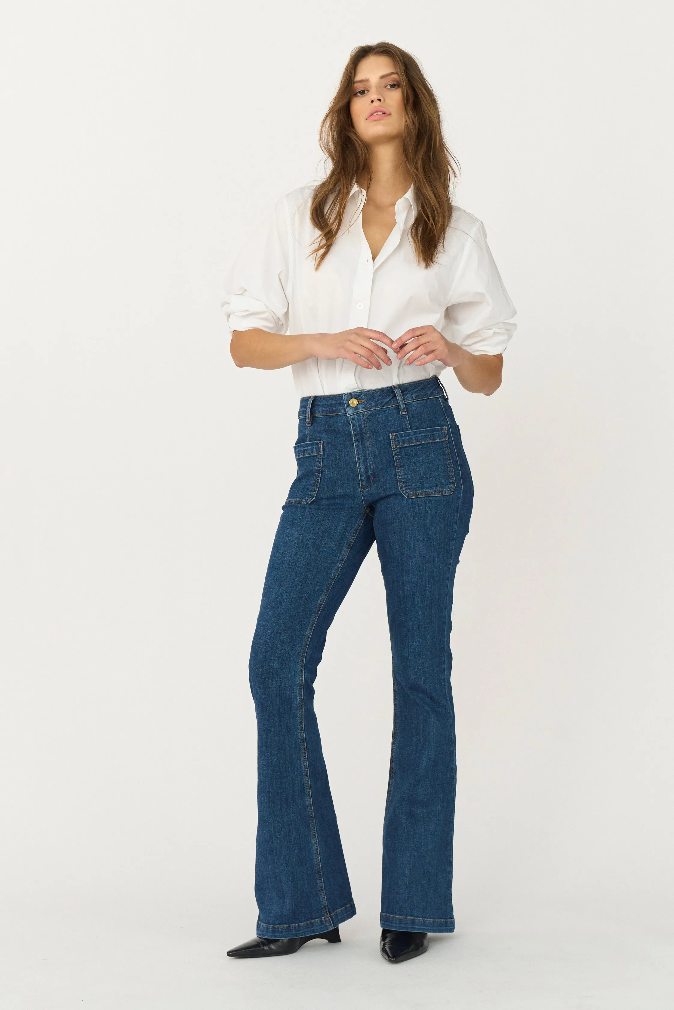 IVY-Ann Charlotte Jeans Wash Middark Nottingham