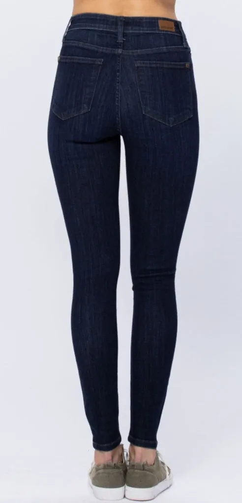 Judy blue highwaisted  hands and resin skinny jeans