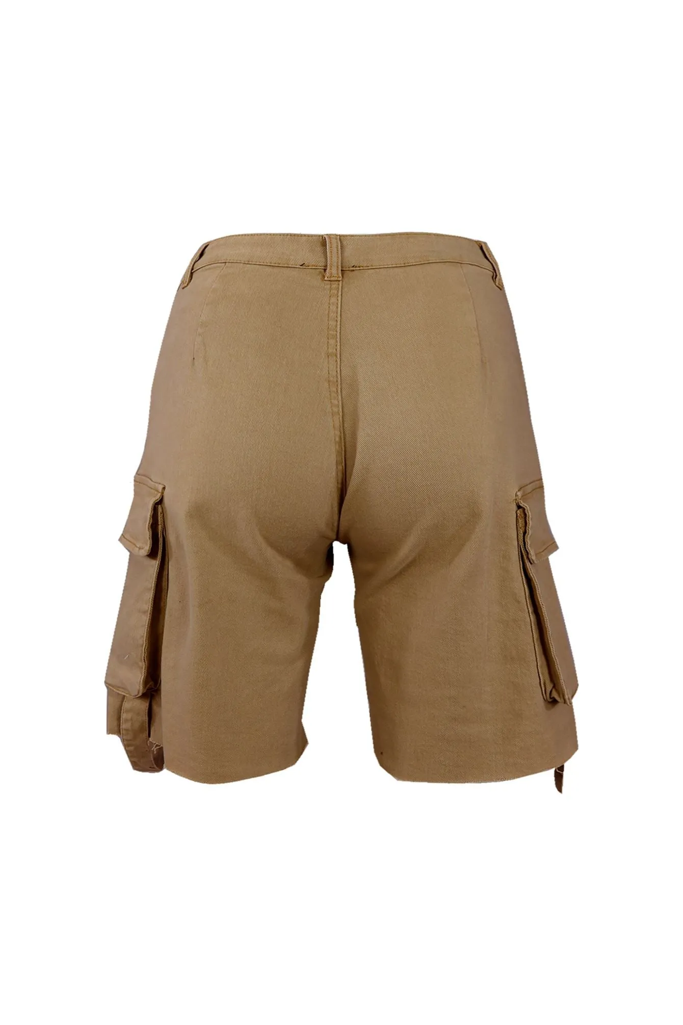 Left And Right Cargo Bermuda Shorts