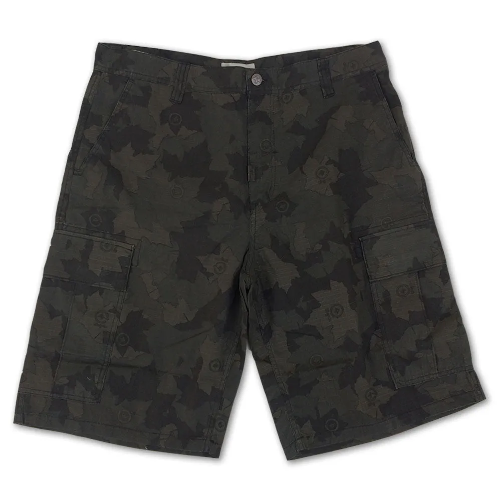 LRG Ripstop Cargo Shorts Black Camo