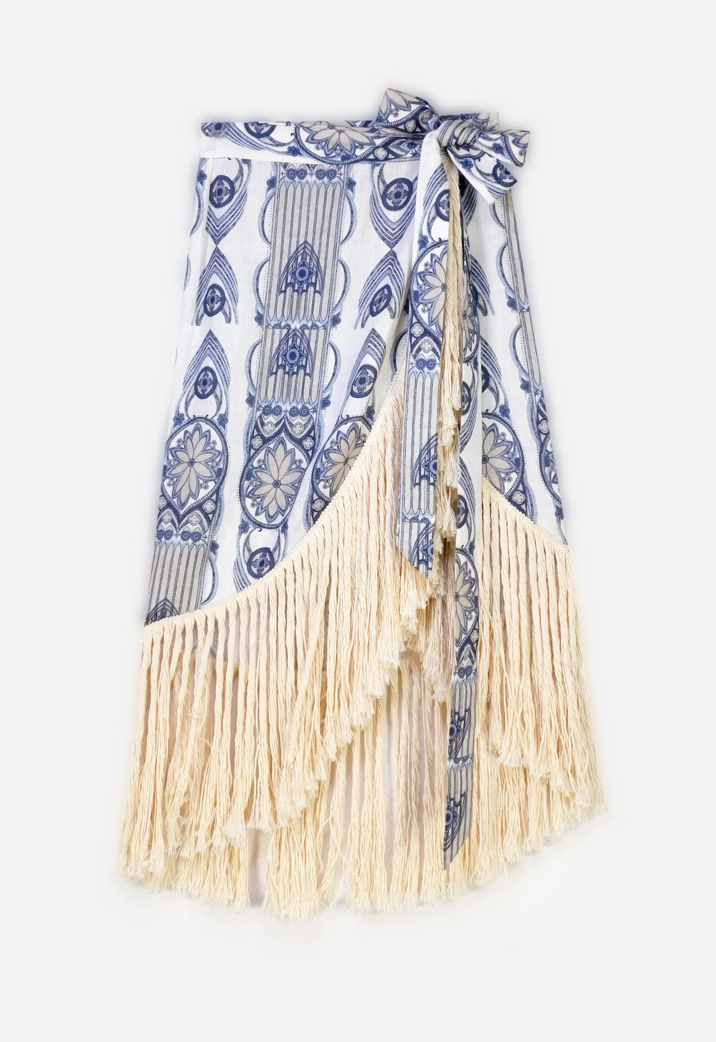 Maison La Plage Patmos Skirt With Tassel Detail Blue