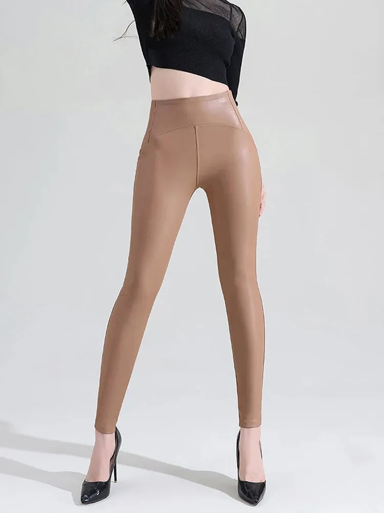 Matte Leather look Leggings