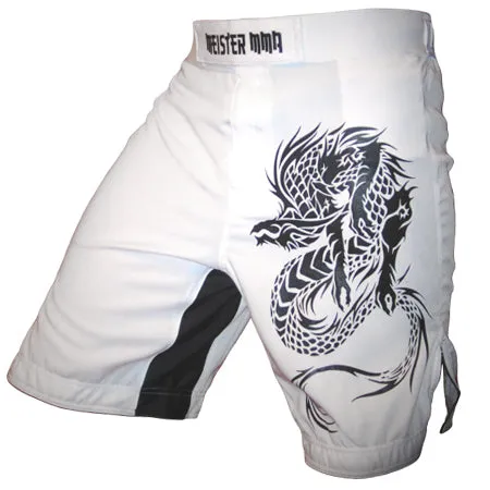 Meister Dragon Board Shorts - White