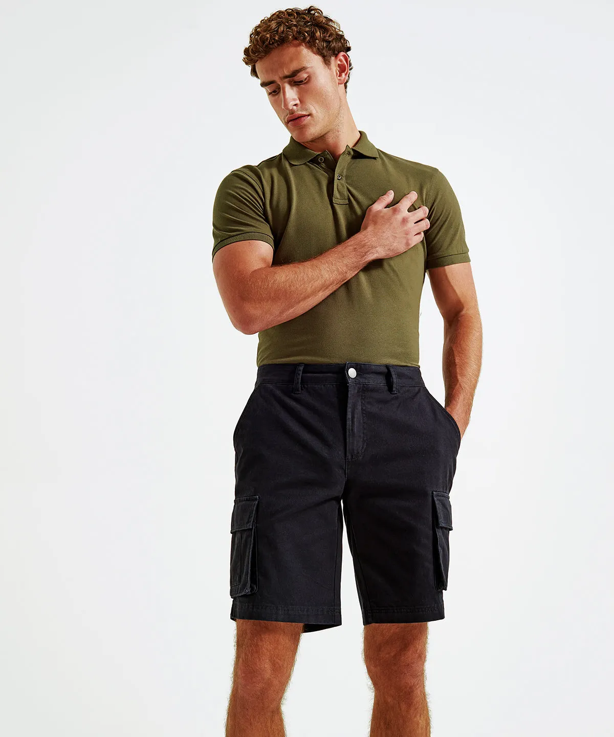 Mens cargo shorts | Black