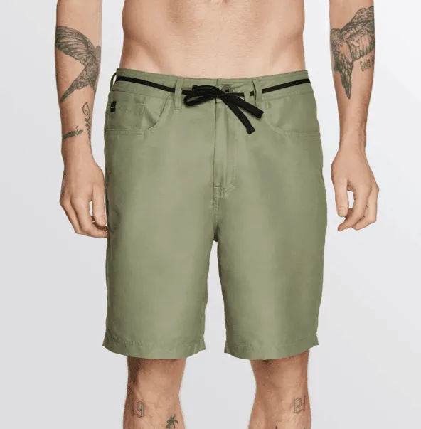 Mystic The Hybrid Mens Boardshort Olive Green