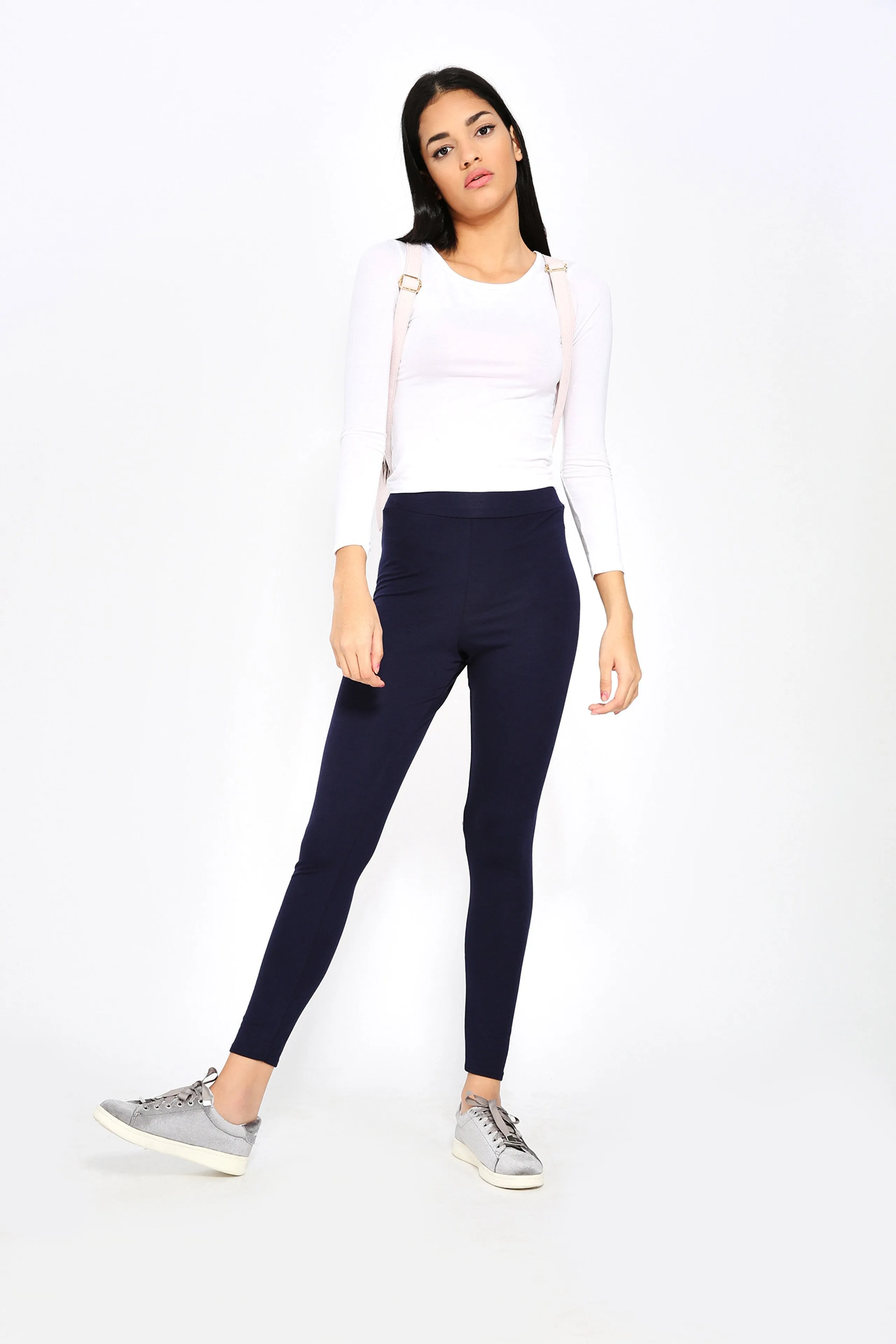 Navy High Waisted Leggings