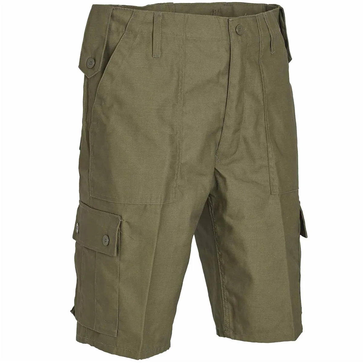 Olive Green Combat Shorts