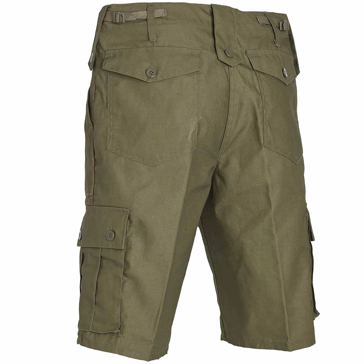 Olive Green Combat Shorts