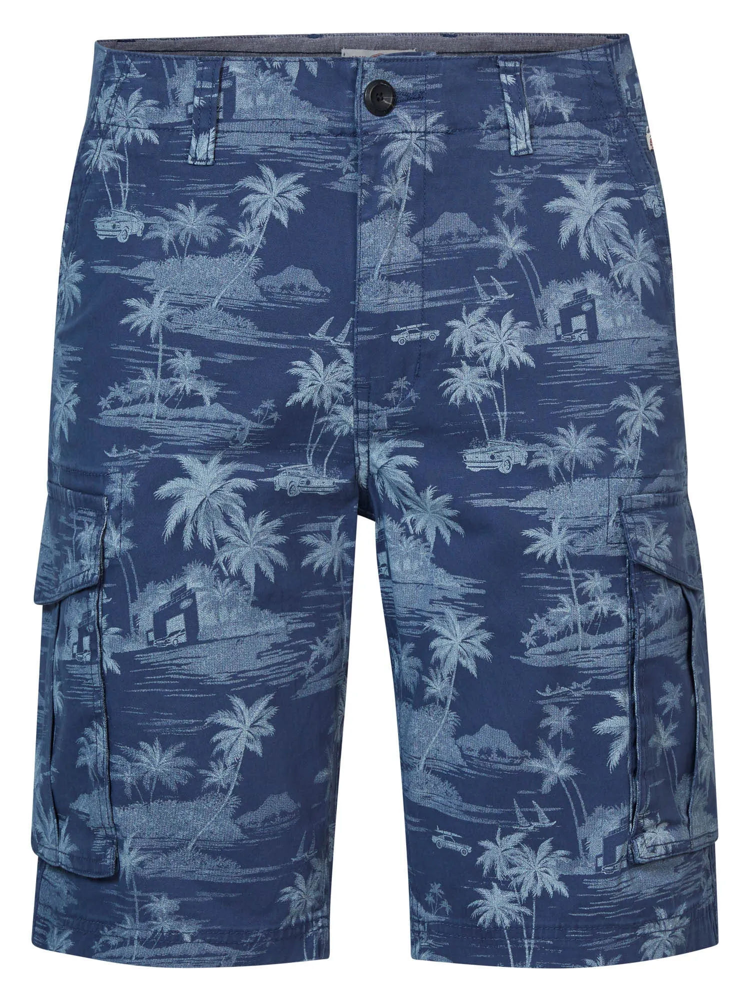 Palm tree cargo shorts