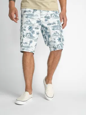 Palm tree cargo shorts