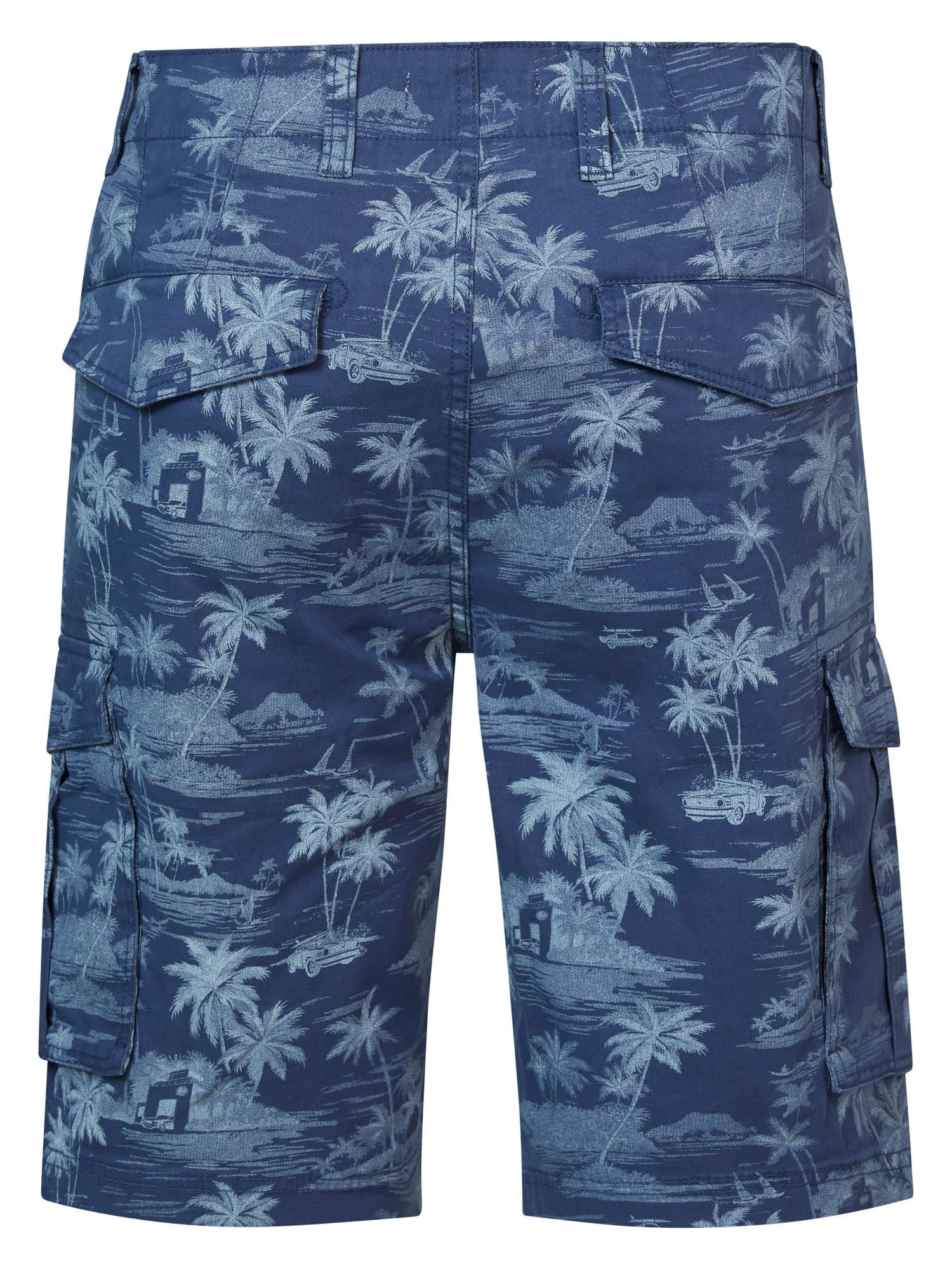 Palm tree cargo shorts