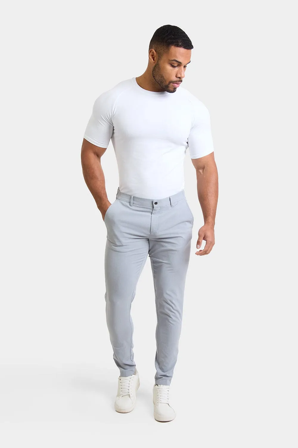 Performance Chino Trouser in Grey