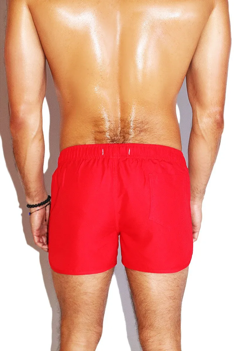 Pride Board Shorts-Red