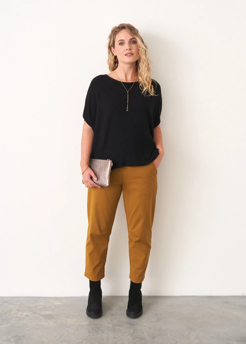 PRU MIDWEIGHT COTTON TROUSER - MUSTARD