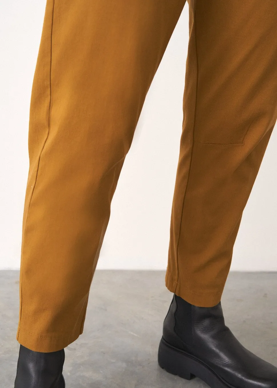 PRU MIDWEIGHT COTTON TROUSER - MUSTARD