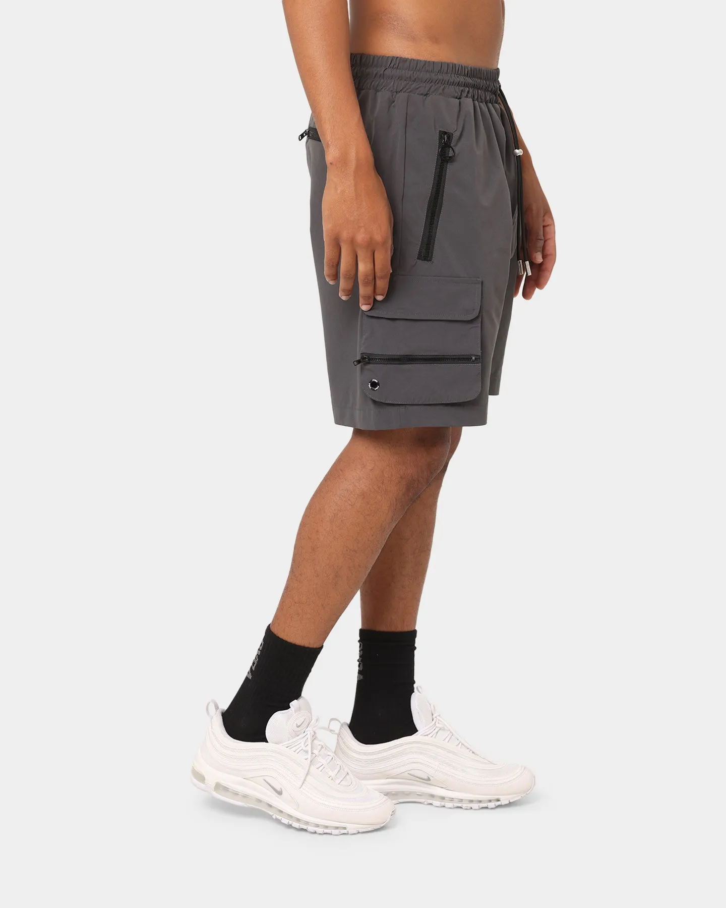 PYRA Nero Cargo Shorts Carbon