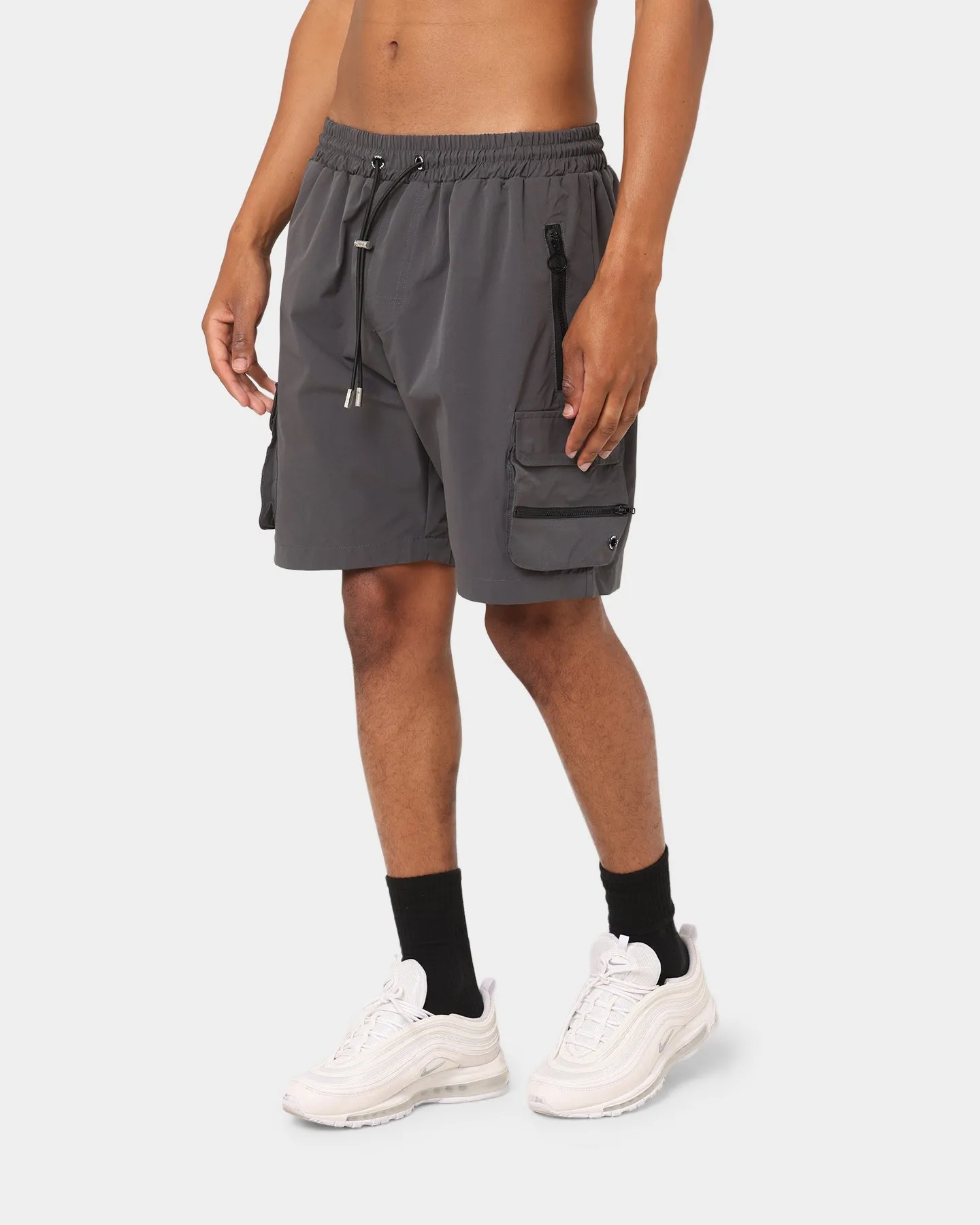 PYRA Nero Cargo Shorts Carbon