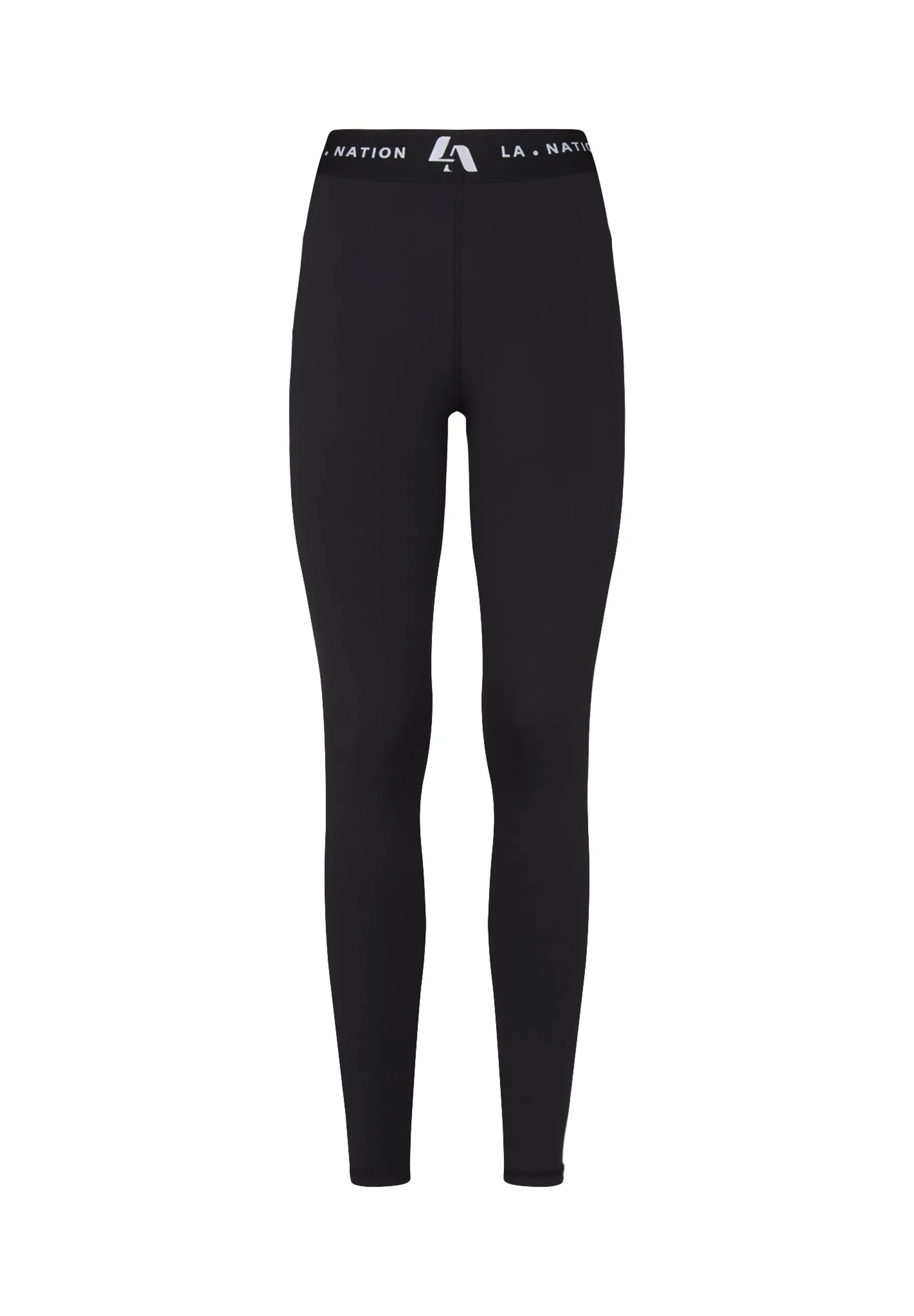 Signature High Waisted Full Length Leggings-Black