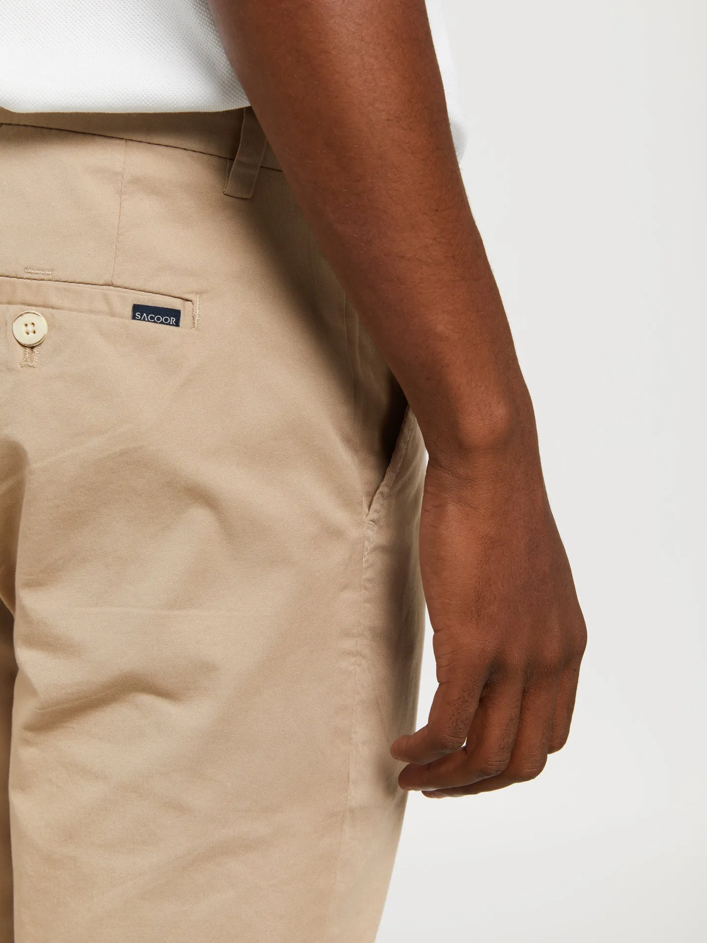 Slim fit 'respekt' chino trousers