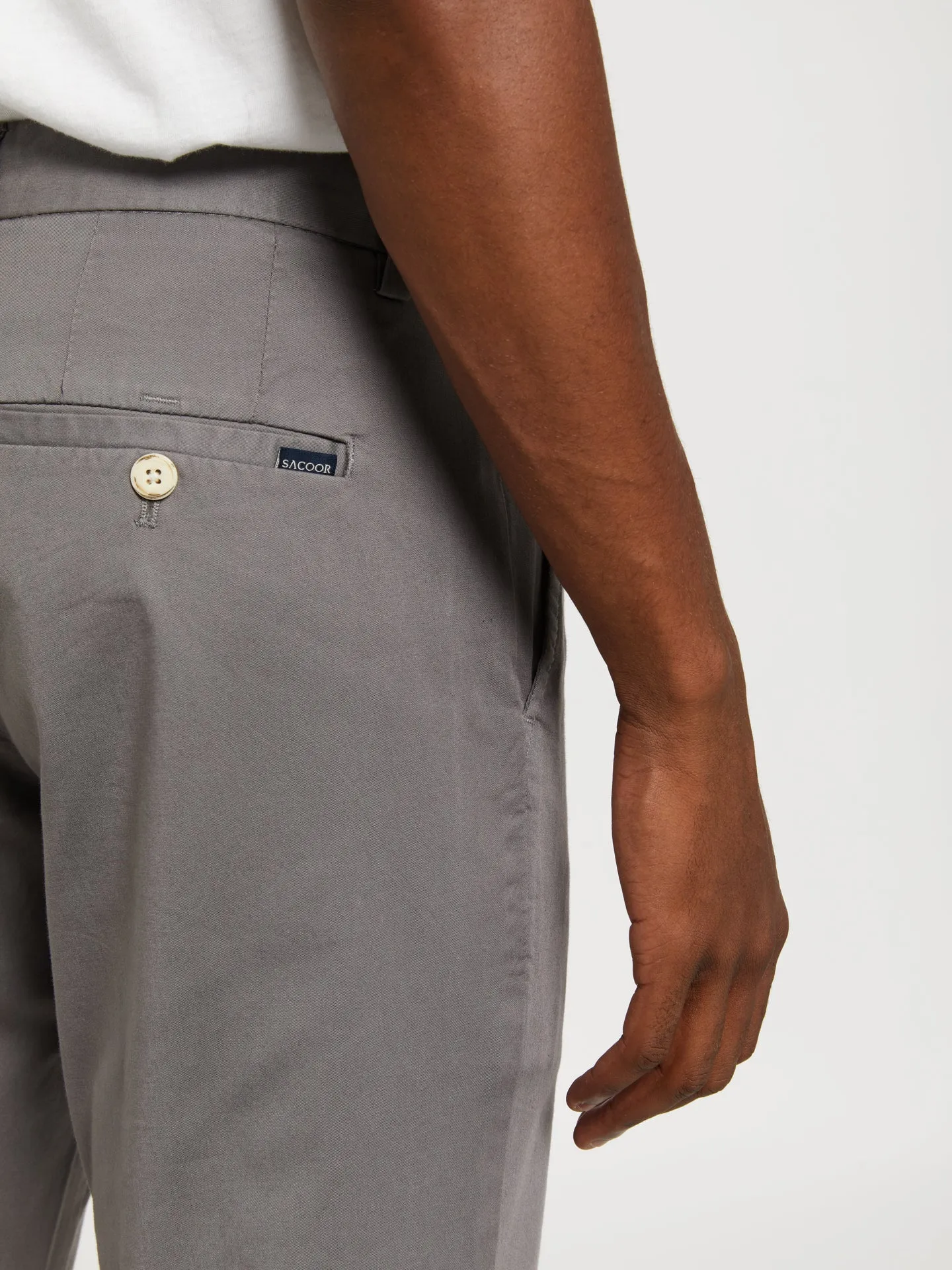 Slim fit 'respekt' chino trousers