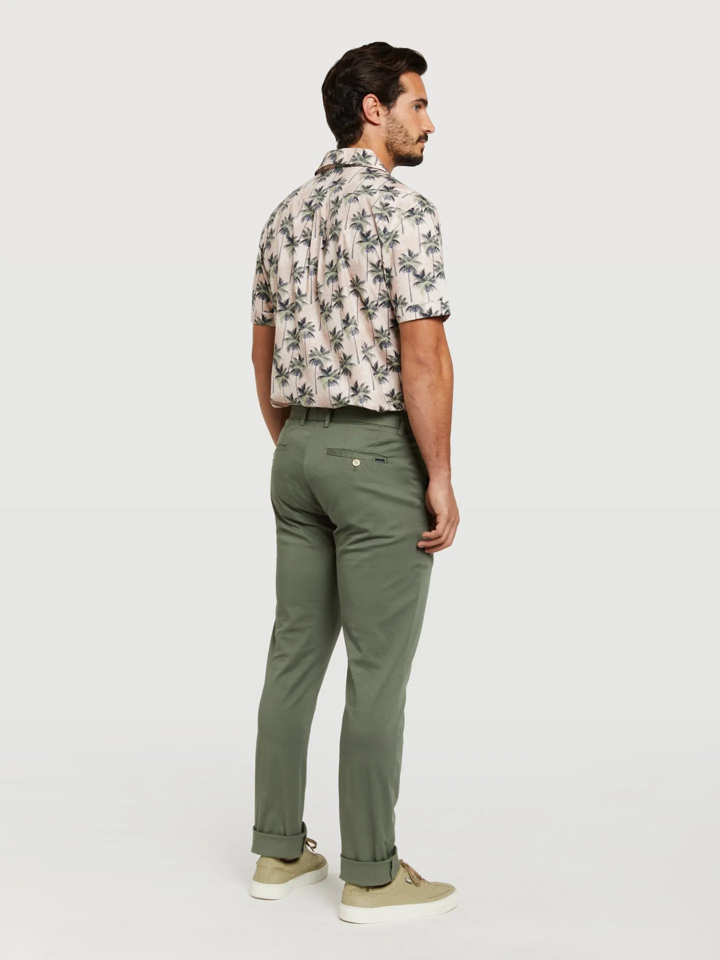 Slim fit 'respekt' chino trousers