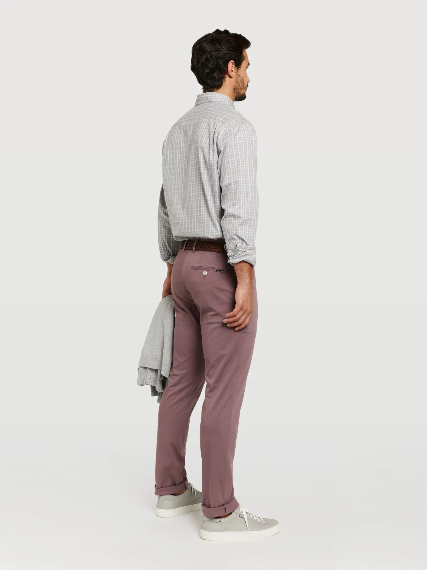 Slim fit 'respekt' chino trousers