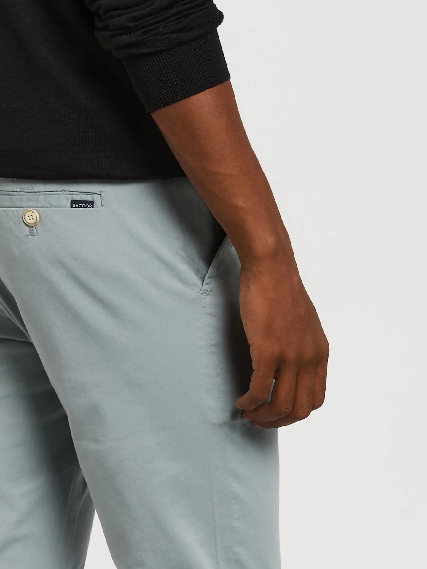 Slim fit 'respekt' chino trousers