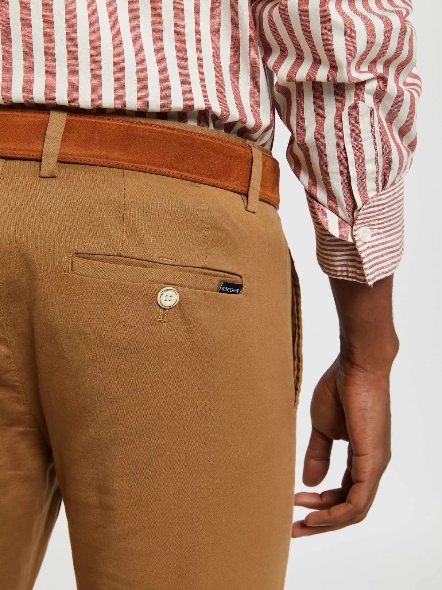 Slim fit 'respekt' chino trousers