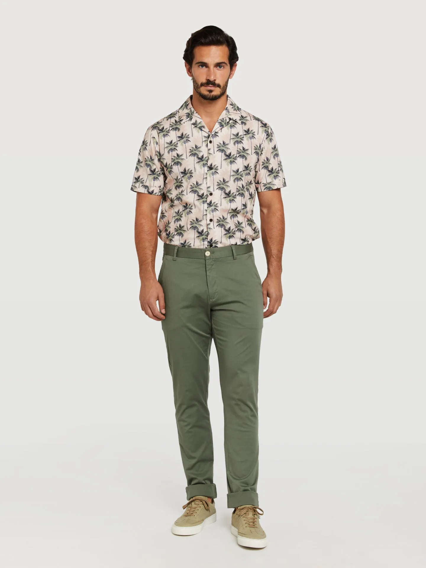 Slim fit 'respekt' chino trousers