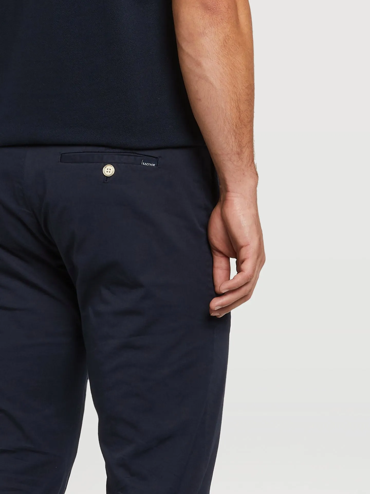 Slim fit 'respekt' chino trousers