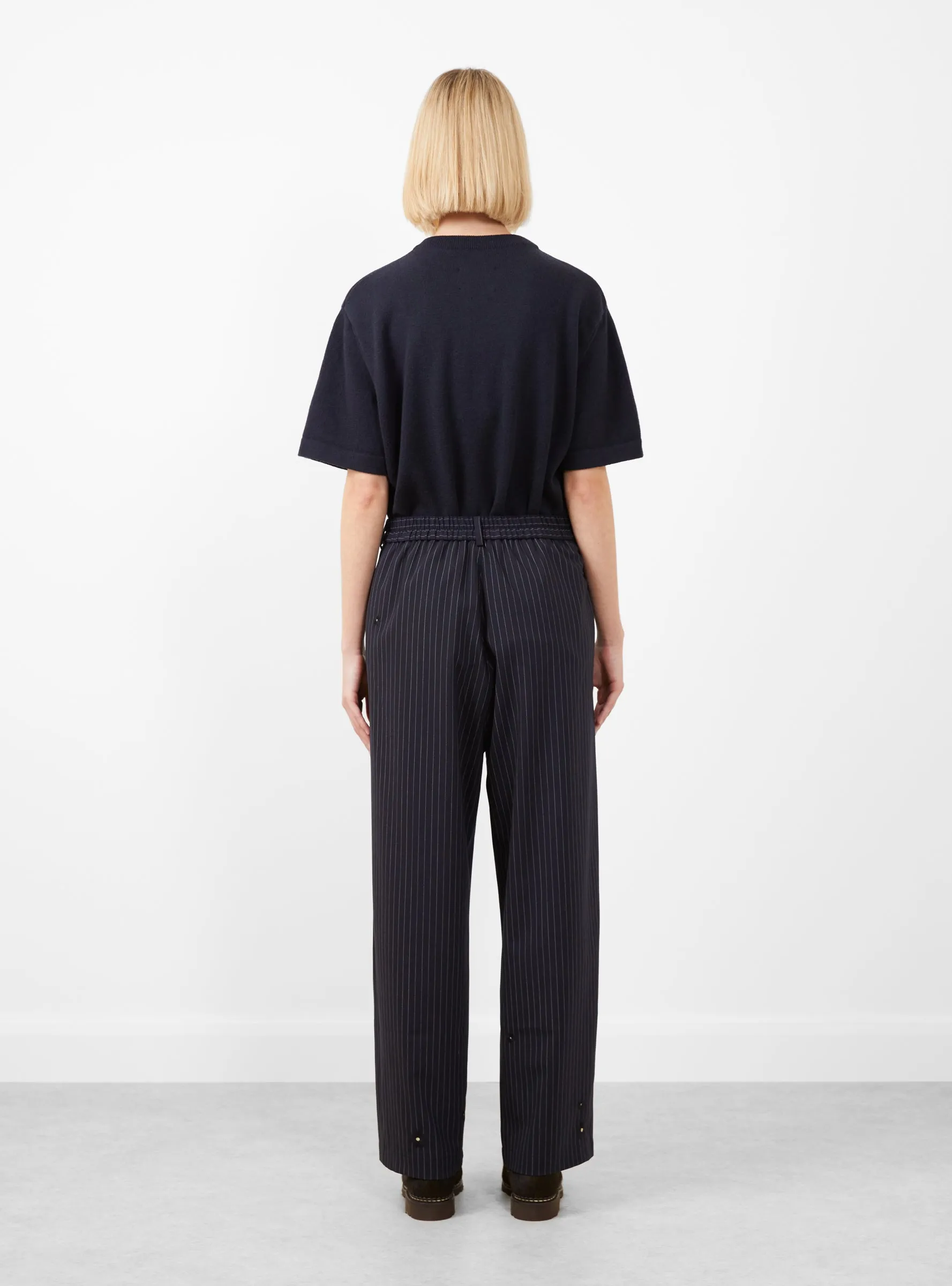 Tailoring Flower Trousers Pinstripe