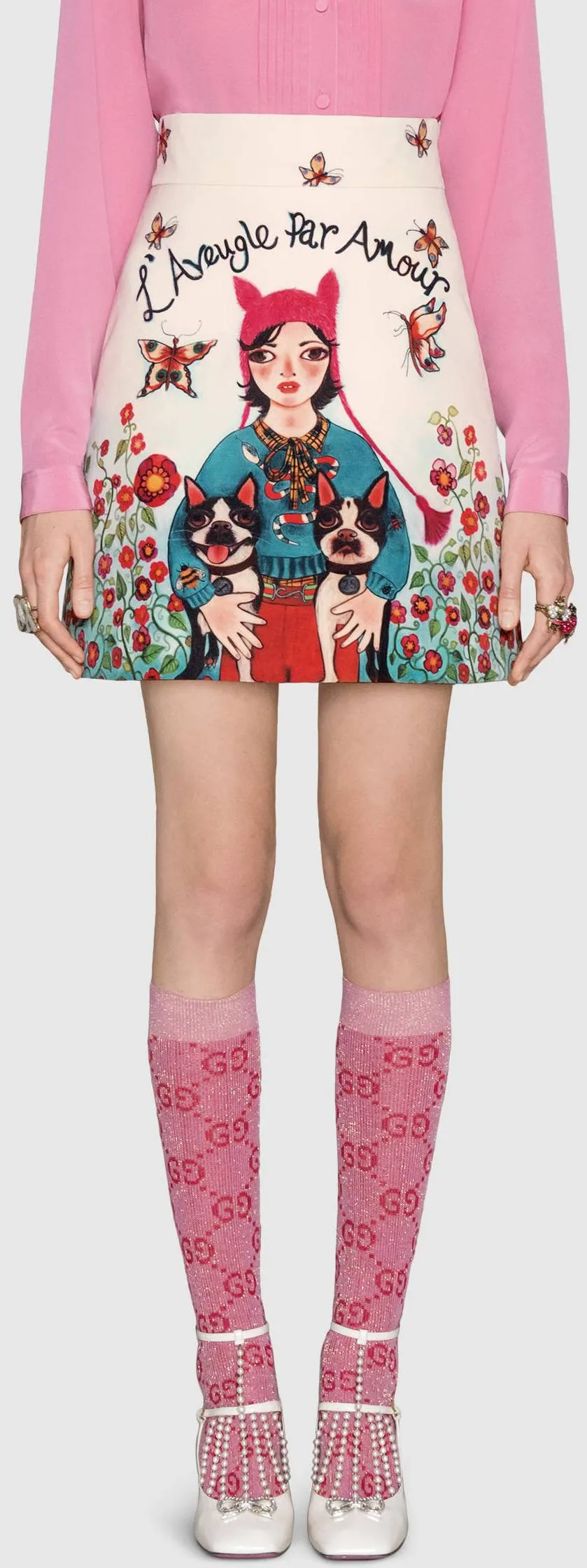 'Unskilled Worker' Mini Skirt