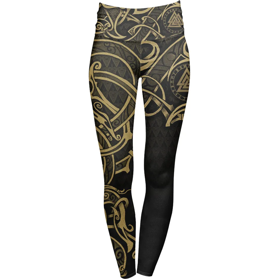 Valknut High Waisted Leggings