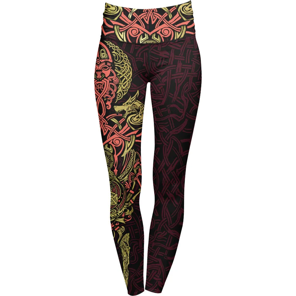 War Raven High Waisted Leggings